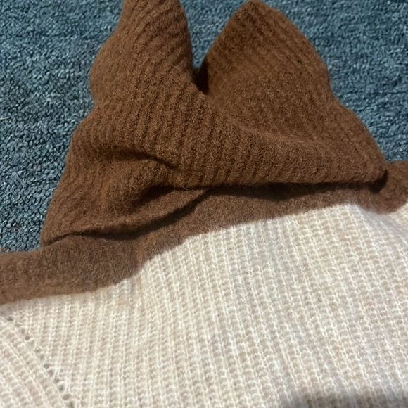 ONE TEASPOON striped heavy winter sweater turtleneck, retro, small oversized - Picture 5 of 17